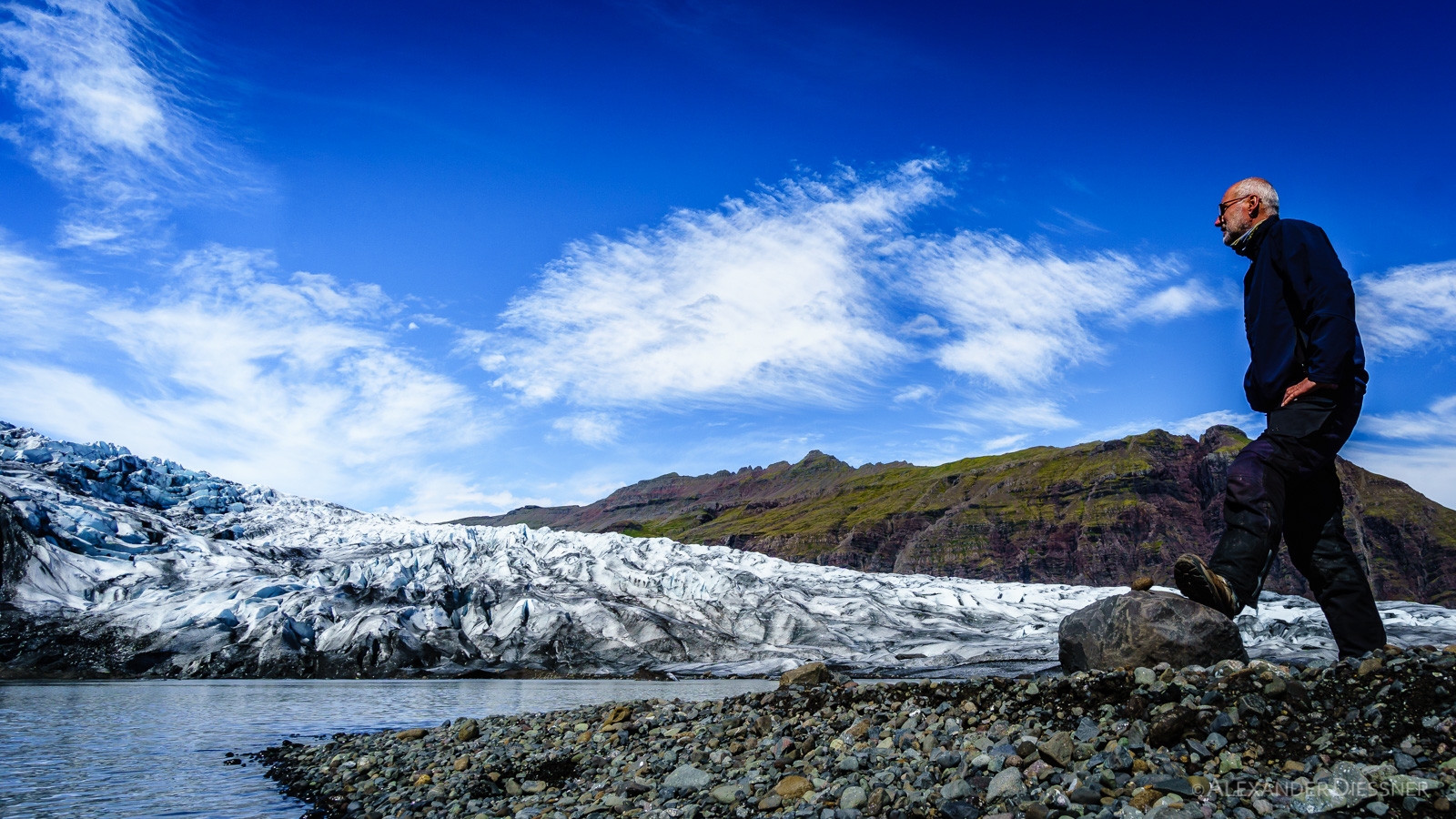 Gletzerzunge Flaajökull