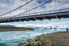 Jökulsarlon Gletscherlagune Brücke