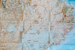 Island Karte Osten
