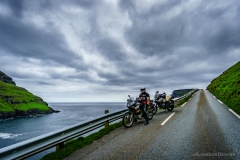 Hartmut auf dem Weg nach Tjørnuvík.