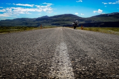 Borgarfjarðarvegur Richtung Norden.