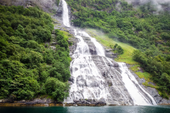 Geiranger Freier Wasserfall