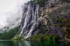 Geiranger Sieben Schwestern Wasserfall