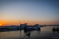 Rotterdam Sonnenuntergang