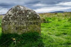 Culloden Battlefield Gedenkstein Engländer